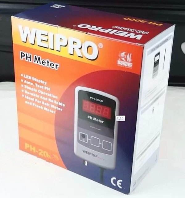 Weipro Digital AQUA PH Meter PH-2000 with Probe-0