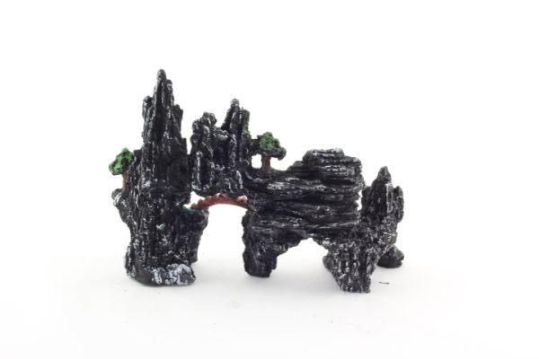 Mountain View Aquarium Ornament tree house Cave Bridge fish tank decoration $3-0