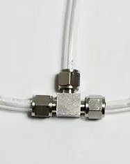 stainless steel co2 tube connector 3 ways -1293