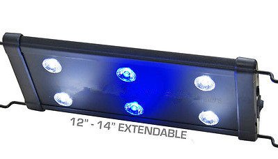 EVO 12" LED Aquarium Light Nano Marine Coral Reef Cichlid 6x 3W 3 Watt 30-40 cm-0