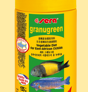135g 250ml sera granugreen fish food for cichlids-0